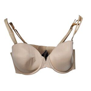 Victorias Secret Beige Multi-Way Bra 36C Underwire Adjustable‎ Straps Tan